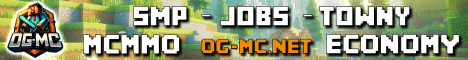 OG-MC banner OG-MC Minecraft server banner