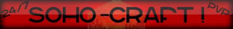Soho-Craft banner Soho-Craft Minecraft server banner