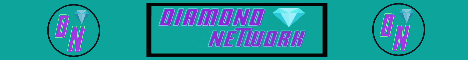 Diamond Network banner Diamond Network Minecraft server banner
