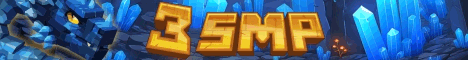 3 SMP banner 3 SMP Minecraft server banner