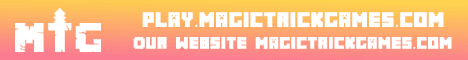 MagicTrickGames banner MagicTrickGames Minecraft server banner