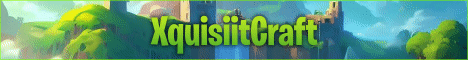 XquisiitCraft SMP banner XquisiitCraft SMP Minecraft server banner