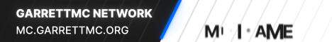 Garrettmc Network banner Garrettmc Network Minecraft server banner