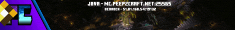 Peepzcraft banner Peepzcraft Minecraft server banner