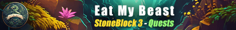 Eat My Beast - FTB Stoneblock 3 banner Eat My Beast - FTB Stoneblock 3 Minecraft server banner