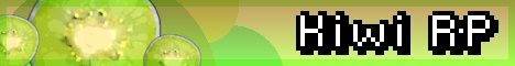 KiwiRP banner KiwiRP Minecraft server banner