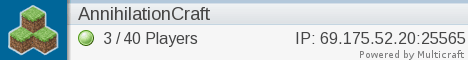 AnnihilationCraft banner AnnihilationCraft Minecraft server banner