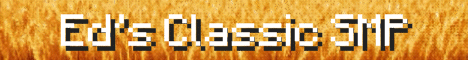 Eds Classic SMP banner Eds Classic SMP Minecraft server banner