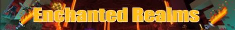 Enchanted Realms banner Enchanted Realms Minecraft server banner