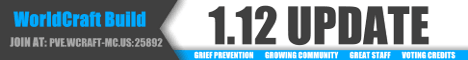WorldCraft PvE banner WorldCraft PvE Minecraft server banner