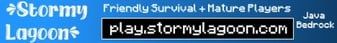 Stormy Lagoon banner Stormy Lagoon Minecraft server banner