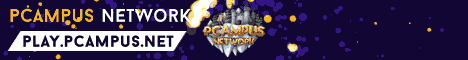 Pcampus Network banner Pcampus Network Minecraft server banner