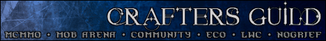 Crafters Guild banner Crafters Guild Minecraft server banner