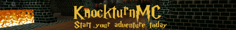 KnockturnMC banner KnockturnMC Minecraft server banner