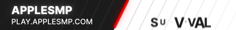 AppleSMP banner AppleSMP Minecraft server banner