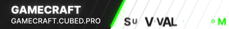 gamecraft banner gamecraft Minecraft server banner