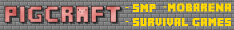 Pigcraft QC banner Pigcraft QC Minecraft server banner