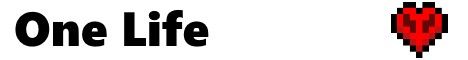 One Life banner One Life Minecraft server banner