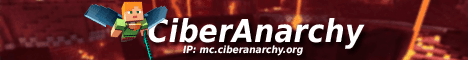 CiberAnarchy banner CiberAnarchy Minecraft server banner