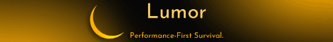 Lumor banner Lumor Minecraft server banner
