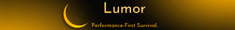 Lumor banner Lumor Minecraft server banner