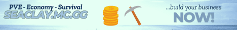 Seaclay banner Seaclay Minecraft server banner