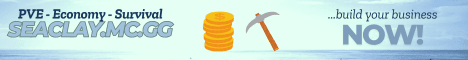 Seaclay banner Seaclay Minecraft server banner