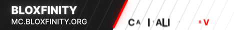 Bloxfinity banner Bloxfinity Minecraft server banner
