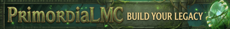 PrimordialMC banner PrimordialMC Minecraft server banner