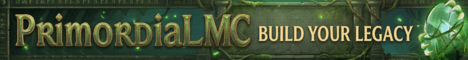 PrimordialMC banner PrimordialMC Minecraft server banner