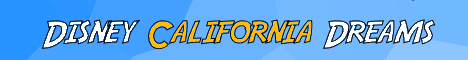 Disney California Dreams banner Disney California Dreams Minecraft server banner