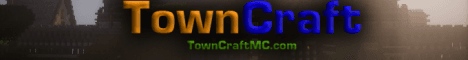 TownCraft banner TownCraft Minecraft server banner