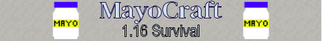 MayoCraft banner MayoCraft Minecraft server banner