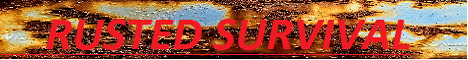 Rusted Survival banner Rusted Survival Minecraft server banner