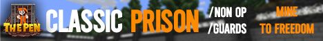 The Pen banner The Pen Minecraft server banner