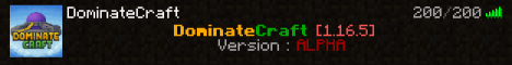 Dominate Craft banner Dominate Craft Minecraft server banner