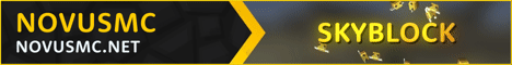 NovusMC banner NovusMC Minecraft server banner
