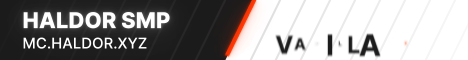 Haldor banner Haldor Minecraft server banner
