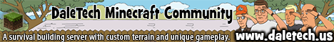 DaleTech Minecraft banner DaleTech Minecraft Minecraft server banner