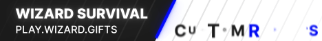Wizard Survival banner Wizard Survival Minecraft server banner
