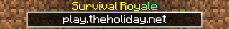 The Holiday banner The Holiday Minecraft server banner