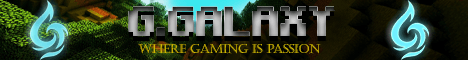 Gamers Galaxy banner Gamers Galaxy Minecraft server banner