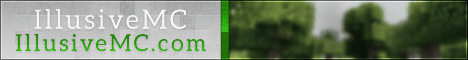 IllusiveMC Survival banner IllusiveMC Survival Minecraft server banner