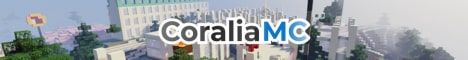 CoraliaMC banner CoraliaMC Minecraft server banner