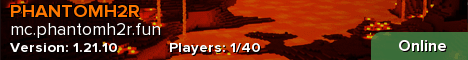 PhantomH2R banner PhantomH2R Minecraft server banner