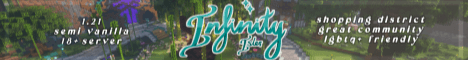 Infinity Isles banner Infinity Isles Minecraft server banner