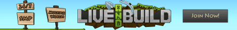 LiveAndBuild SMP banner LiveAndBuild SMP Minecraft server banner
