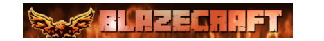 Blazecraft banner Blazecraft Minecraft server banner