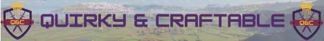 Quirky & Craftable banner Quirky & Craftable Minecraft server banner