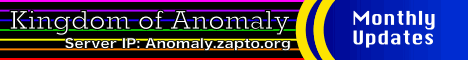 Anomaly banner Anomaly Minecraft server banner